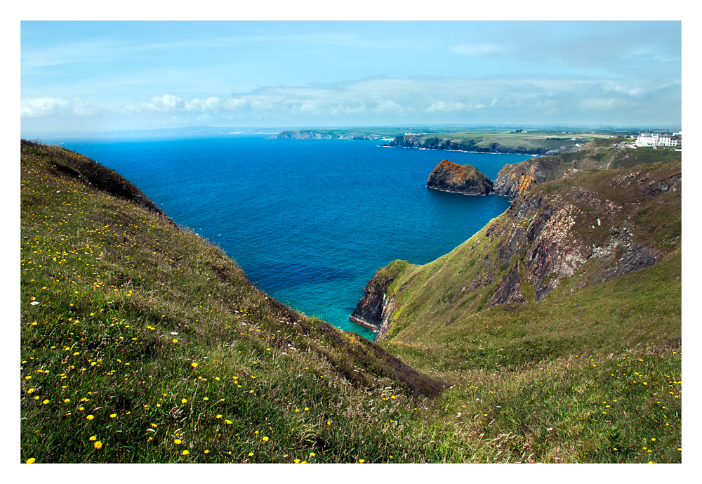 Cliffs above Mullion Cove II_